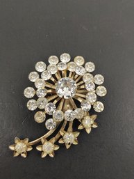 VINTAGE HALEYS COMET RHINESTONE BROOCH