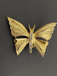 VINTAGE SIGNED GERRYS BUTTERFLY BROOCH