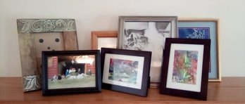 7 Picture Frames In Different Styles Made With Wood And/or Metal  - E1