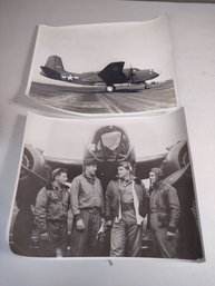Douglas A20 Bomber And Pilot Photographs