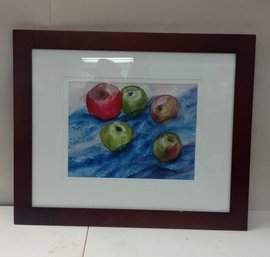 Beautiful Vintage Framed Water Color Painting Signed By The Artist Double Matted  212/ WAB
