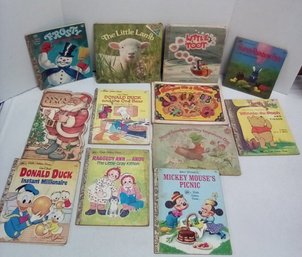 12 Vintage Childrens Books 1st Ed 1939 LIttle Toot & Others From 70s & 80s     212/E5