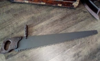 Vintage 2-handled Tree Saw In Good Condition - Successful Experience With Trees!  CW/CVBK-B
