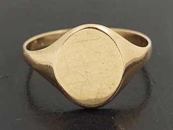 ANTIQUE 10K GOLD SIGNET RING