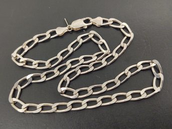 STERLING SILVER 6mm CUBAN LINK CHAIN NECKLACE