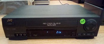 JVC Working VCR - Video Cassette Recorder - Pro Cision 19 Head Plug & Play 5QPB - Model HR-VP58U