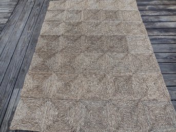 GREAT WOVEN SEAGRASS & JUTE FOLDABLE RUG