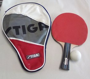 Stiga Magic Ping Pong Paddle & Ball With Non Woven Zippered Case  RC/C4