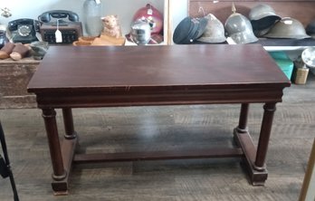 Lovely Vintage Wooden Piano Bench With Storage Compartment REV J / CAVB