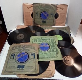 20 Vintage 78 R.p.m. Records By Victor, Columbia & Other Recording Studios      RD/undTabl2