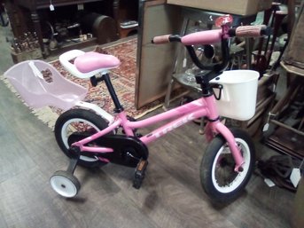 Trek Precaliber Young Girls Pink Bike With Doll Carrier In Back & Front Basket & Bell RC/CVBKA
