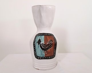 Signed French Mid-century Pitcher