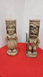 Tiki Themed Outdoor Solar Lights