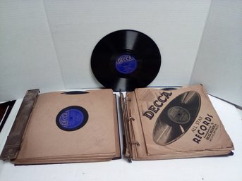 24 Vintage Decca 78 R.p.m. 10 Inch Bing Crosby Records    RD/B5