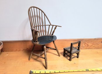 Two Miniature Vintage Chairs