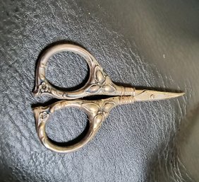 Sterling Silver Antique Scissors
