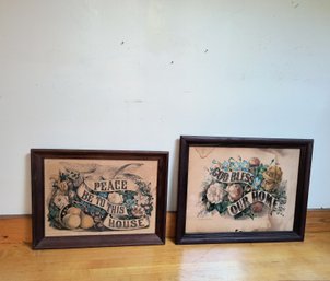 Two 19th Century Courrier And Ives Prints