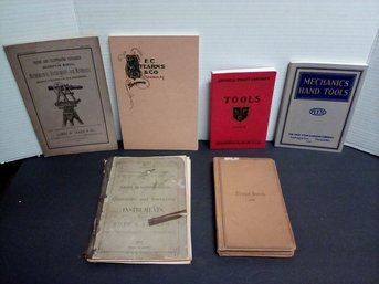 6 Tool Related Books Including From 1880 - 1885 - 1905 - 1927 - 1927        212/A5