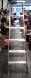 Keller Aluminum Step Ladder Model 926 Med. Duty Commercial Type II Duty Rating 225 Lbs - 6 Ft Closed RD/Panry