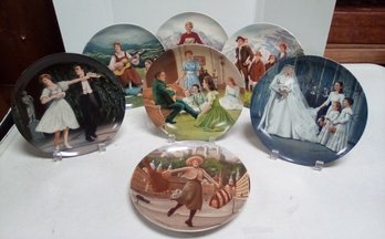 7 Numbered Plates 1986-87 From The Sound Of Music Movie From Edwin M. Knowles   DS/CQVBK-B