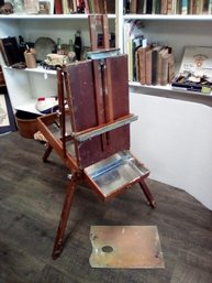 Folding Wood Art Easel Is A Faithful Companion For Your Craft To Travel  RC/CVBK-A