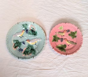 Two Vintage Ceramic Plates, Made In Germany