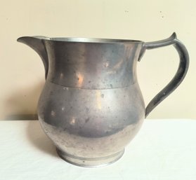 Antique Reproduction Pewter Pitcher