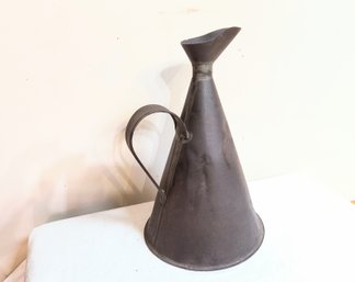 19th Century Tin Pitcher