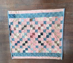Early 20th Century Hand Stitched Quilt