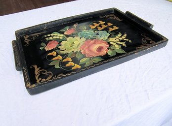 Hand Painted Vintage Tray