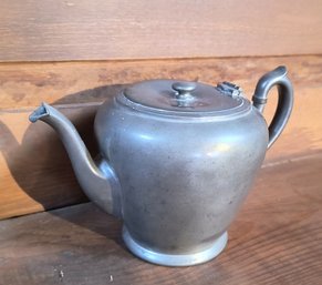 Vintage Pitcher In Pewter, Marked