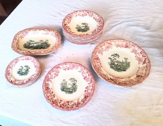 Copeland Spode England Antique Plates And Bowls
