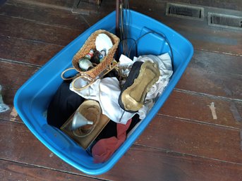 Grab Bag! Bin Filled With Vintage And Antique Items