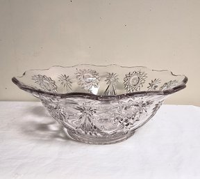 Early 20th Century Cut Glass Bowl