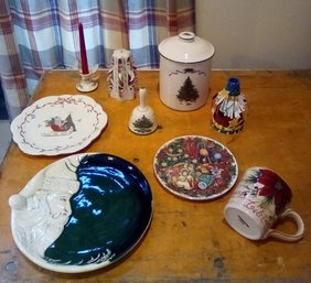 Chistmas Vintage Collection With Royal Doulton, Mikasa, Spode, The Cellar, Maxcera, & Flat Earth