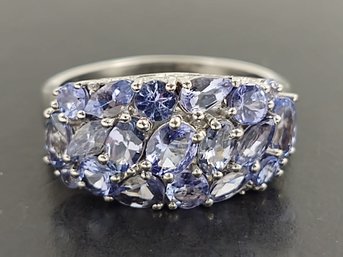 BEAUTIFUL STERLING SILVER TANZANITE RING