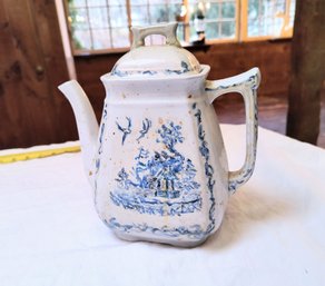 Antique Alfred Meakin Hand Painted Teapot