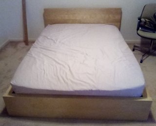 Ikea Bed Frame In Light Blonde Color