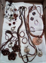 Estate Jewelry - Sophisticated Pieces - 10 Items Including Two Chico's Necklaces Along With Other Beauties