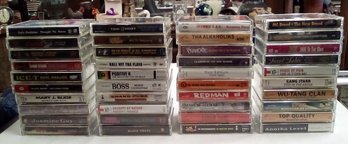 40 Music Cassette Tapes Include MC Breed, Gang Starr, Brand Nubian, New Edition & More Artists KD/C3