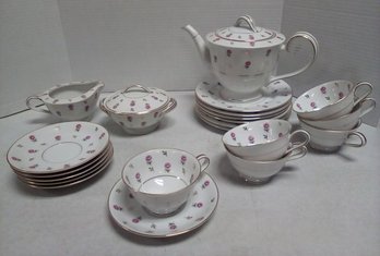 Noritake 21 Items China #5530 Pretty Floral Tea To Elevate Your Entertainment Needs KD/D4