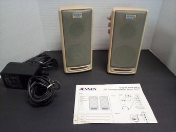 Vintage Pair Of Jensen JPS 45 High Performance Amplified Speaker System  212/E1
