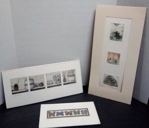 3  Art Works - Some Original  Etchings  - Ready To Frame - All Numbered & Pencil Signed By Artists      BS/E4