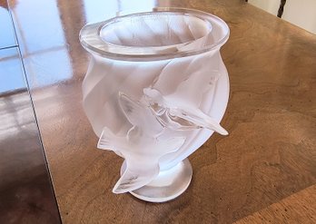 Vintage Lalique Glass Vase