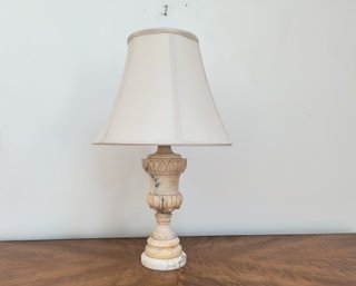 Stone Lamp With Lampshade