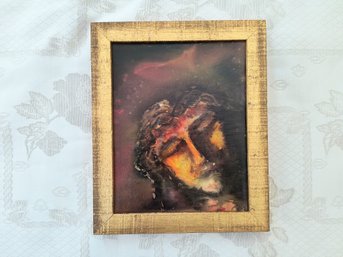 Framed Canvas With Image Of Jesus