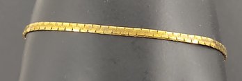 VINTAGE GOLD OVER STERLING SILVER BRACELET