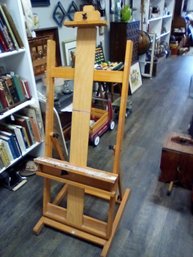 Carolina Artist's Adjustable/folding Wood Easel                    BS/CVBK-LadderE