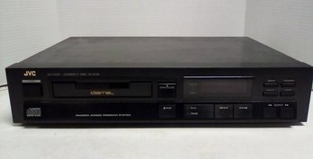 JVC Compact Digital Disc Player Model No. XL-V300B, Mfg. Dec. 1984, Powers Up-for Repair Or Parts BS/TBD