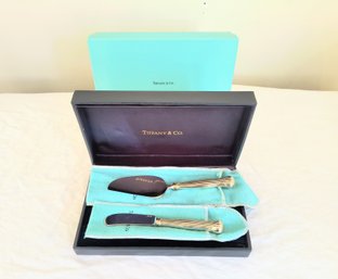 Tiffany & Co Sterling Silver Cheese Serving Set